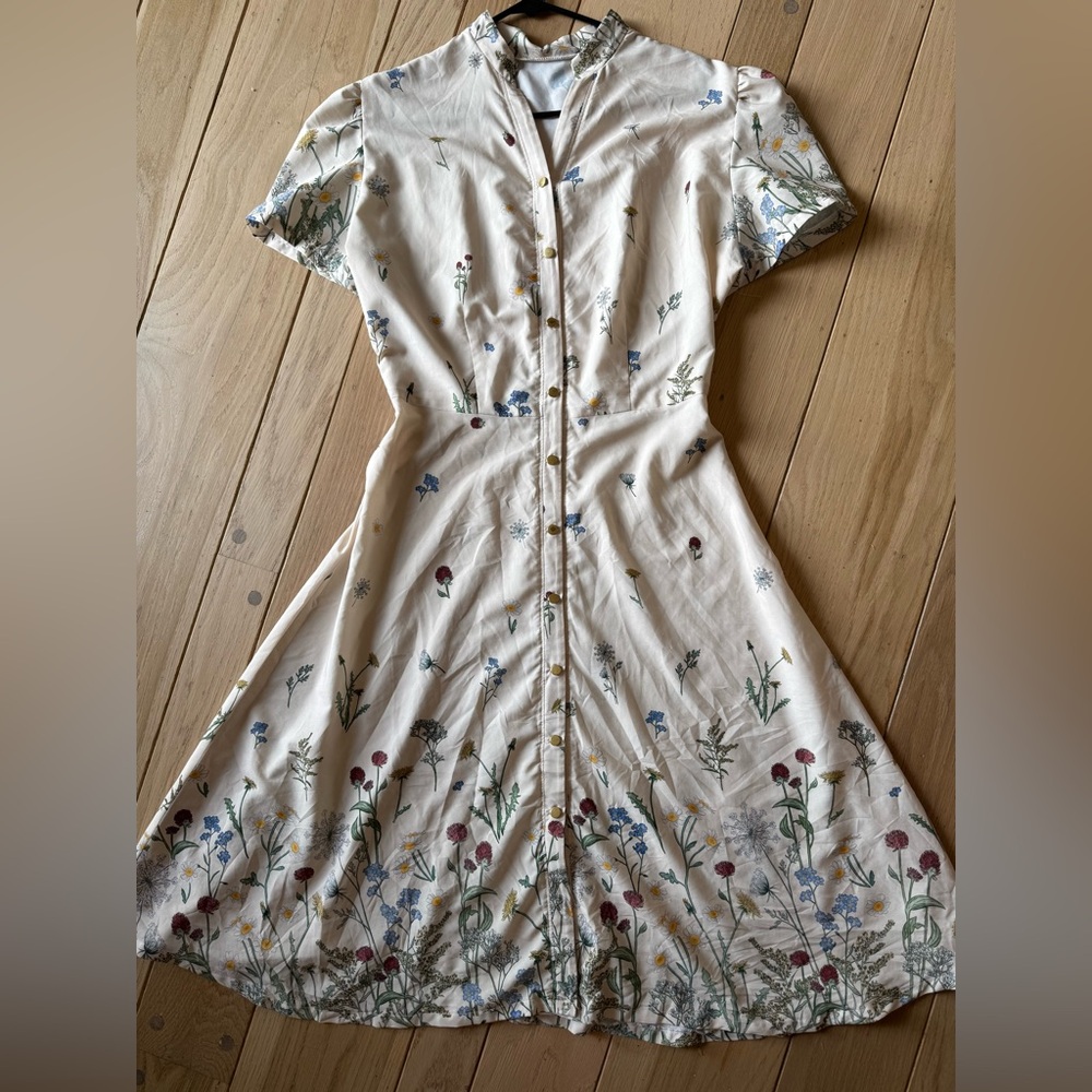 Handmade vintage floral dress